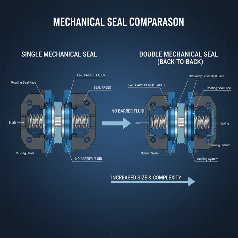 مکانیکال سیل تکی
مکانیکال سیل دوبل