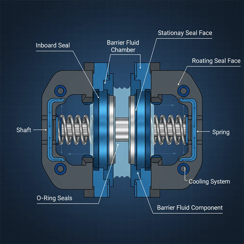 مکانیکال سیل تکی
مکانیکال سیل دوبل